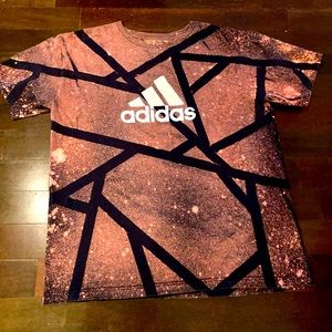 Acid-Washed Adidas Tee - Vintage 90’s